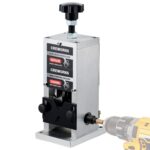 CREWORKS Elektrische Kabelabisoliermaschine 550W, 1,5-40 mm Kabelschälmaschine Automatisch, 11 Löcher & 10 Klingen Abisoliermaschine für Kupfer Recycling, Profi Abisolierer & Wire Stripping Machine