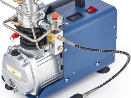 CREWORKS PCP Kompressor 300bar Automatisch Luftkompressor-Pumpe 4500PSI Hochdruckluftpumpe 1800W Kompressorpumpe Auto-Stop Kompressor 30MPA Hochdruck PCP Inflator für die Aufblasflasche