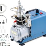 CREWORKS PCP Kompressor 300bar Luftkompressor 4500PSI Hochdruckluftpumpe 1800W Kompressor Hochdruck 30Mpa Tauchkompressor Manueller Stopp für Paintball-Luftgewehr PCP-Gewehr Luftpistole Tauchflasche