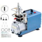 CREWORKS PCP Kompressor 300bar Luftkompressor 4500PSI Hochdruckluftpumpe 1800W Kompressor Hochdruck 30Mpa Tauchkompressor Manueller Stopp für Paintball-Luftgewehr PCP-Gewehr Luftpistole Tauchflasche