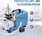 CREWORKS PCP Kompressor 300bar Kompressor Hochdruck Hochdruckluftpumpe 1800W 30Mpa 4500PSI Elektrischer Luftkompressor PCP-Luftpumpe für Druckluftpistole (Ohne voreingestellten Druck)