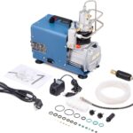 CREWORKS PCP Kompressor 300bar Kompressor Hochdruck Hochdruckluftpumpe 1800W 30Mpa 4500PSI Elektrischer Luftkompressor PCP-Luftpumpe für Druckluftpistole (Ohne voreingestellten Druck)