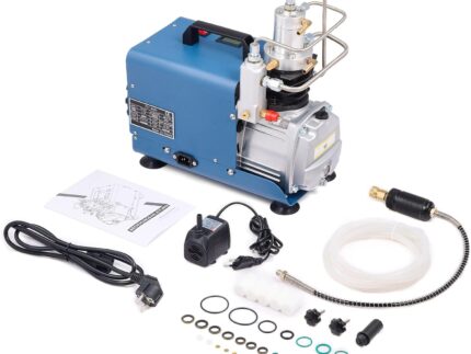 CREWORKS PCP Kompressor 300bar Kompressor Hochdruck Hochdruckluftpumpe 1800W 30Mpa 4500PSI Elektrischer Luftkompressor PCP-Luftpumpe für Druckluftpistole (Ohne voreingestellten Druck)