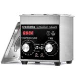 CREWORKS Ultraschallreinigungsgerät Edelstahl 15L Ultraschallreiniger 360W mit Heizung Timer Degas & Soft-Modus für Zahnprothesen Schmuck Brillen Uhren Gläser Ultraschall-Reinigungsgerät mit Knöpfen