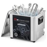 CREWORKS Profi Ultraschallreinigungsgerät 30L (Echtes Volumen) mit Degas & Soft-Modus, Ultraschallreiniger Edelstahl mit Heizung & Timer, für Brillen, Schmuck, Uhren, Gebiss & Münzen, inkl. Korb