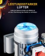 CREWORKS Elektrische Kabelabisoliermaschine 550W, 1,5-40 mm Kabelschälmaschine Automatisch, 11 Löcher & 10 Klingen Abisoliermaschine für Kupfer Recycling, Profi Abisolierer & Wire Stripping Machine