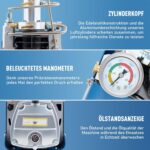 CREWORKS PCP Kompressor 300bar Kompressor Hochdruck Hochdruckluftpumpe 1800W 30Mpa 4500PSI Elektrischer Luftkompressor PCP-Luftpumpe für Druckluftpistole (Ohne voreingestellten Druck)