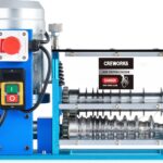 CREWORKS Elektrische Kabelabisoliermaschine 550W, 1,5-40 mm Kabelschälmaschine Automatisch, 11 Löcher & 10 Klingen Abisoliermaschine für Kupfer Recycling, Profi Abisolierer & Wire Stripping Machine