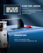 CREWORKS PCP Kompressor 300bar Luftkompressor 4500PSI Hochdruckluftpumpe 1800W Kompressor Hochdruck 30Mpa Tauchkompressor Manueller Stopp für Paintball-Luftgewehr PCP-Gewehr Luftpistole Tauchflasche